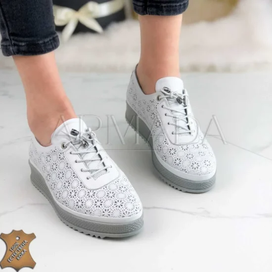 Спортно-елегантни обувки от естествена кожа Smash Код: 5029W 1616168053247051 wm scaled 1