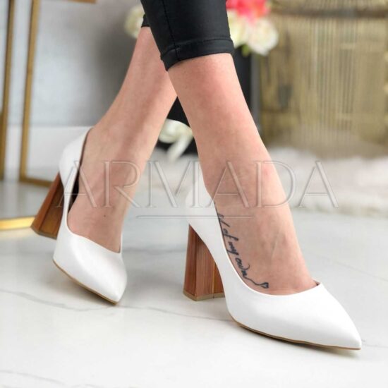 Елегантни обувки с дървен ток Tamara Код: 5056W 1619114871650653 scaled 1 1