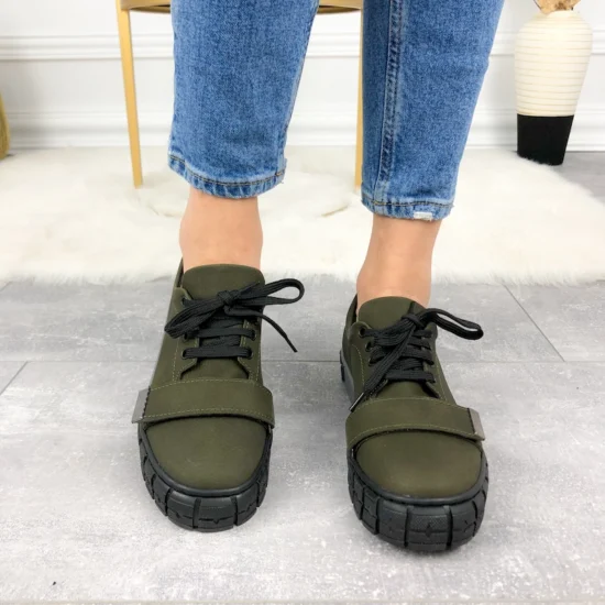 Grand GR Зелени дамски кецове с модерен дизайн /