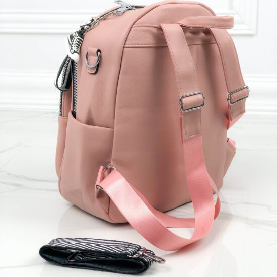 Alternative view of Голяма розова раница Aria от еко кожа 20040PK