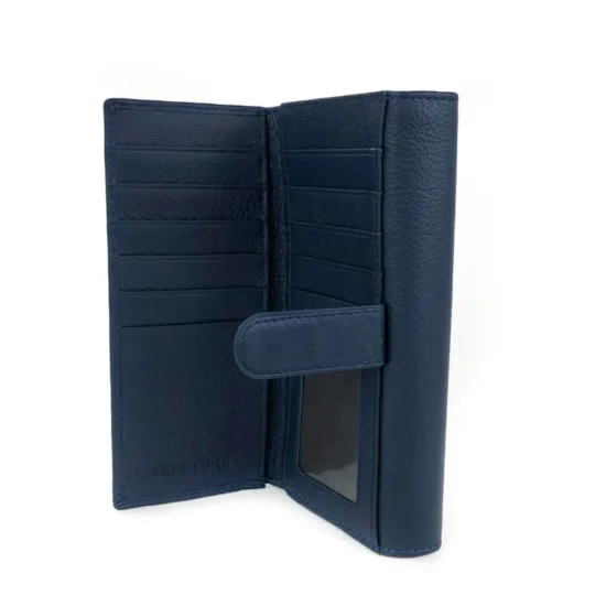 Голям портфейл с много отделения Draco в син цвят 30020LU /