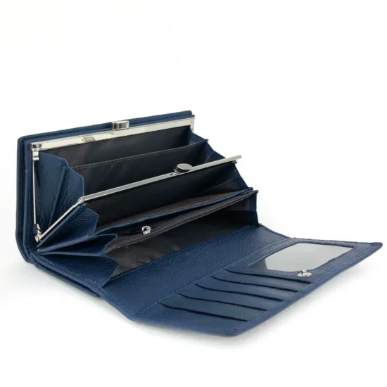 Голям портфейл с много отделения Draco в син цвят 30020LU /