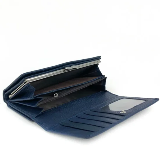 Голям портфейл с много отделения Draco в син цвят 30020LU /