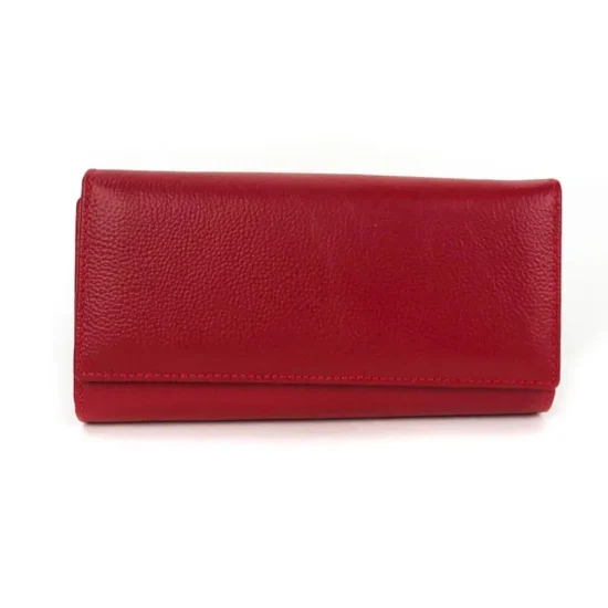 Голям портфейл с много отделения Draco в червен цвят 30020RD /