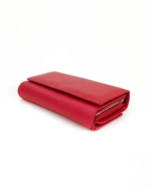 Голям портфейл с много отделения Draco в червен цвят 30020RD
