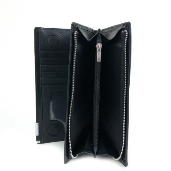 Alternative view of Черен портфейл естествена кожа Rigel 30013BL