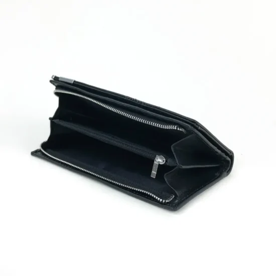 Черен портфейл естествена кожа Rigel 30013BL /