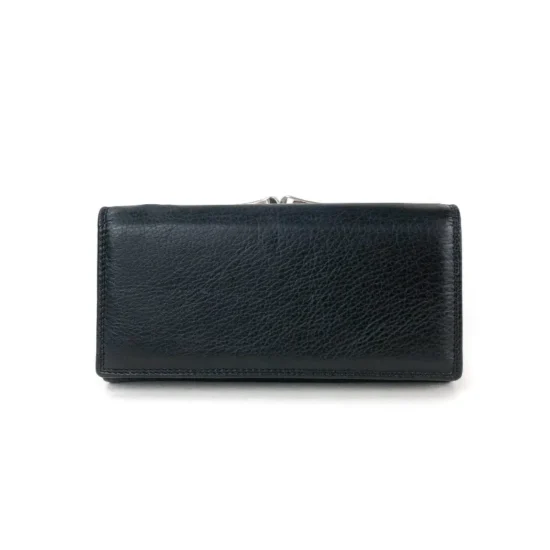 Черен дамски портфейл естествена кожа Taurus /