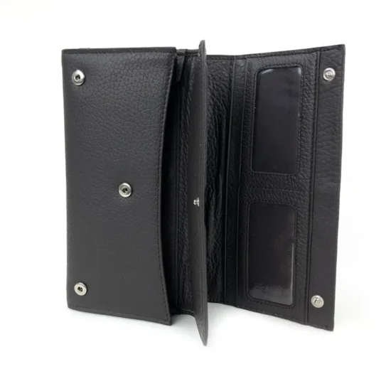 Дамски кафяв портфейл естествена кожа Orion 30021NW /