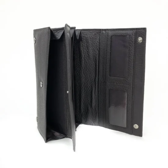 Дамски кафяв портфейл естествена кожа Orion 30021NW /