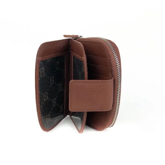 Светло кафяво портмоне естествена кожа Polaris 30009NW /