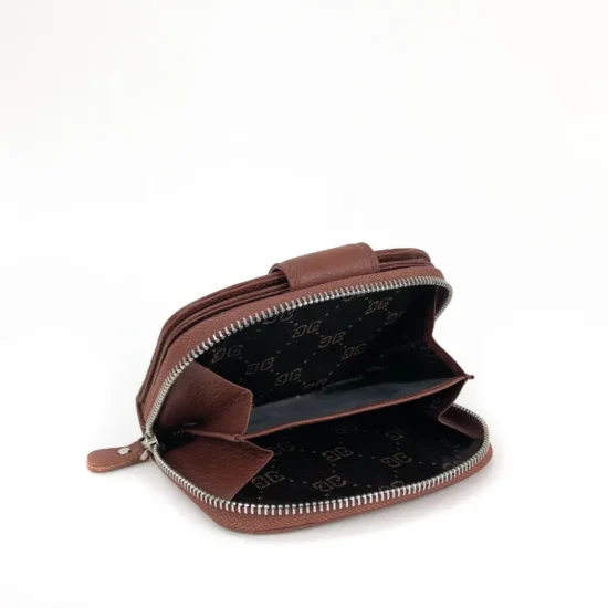 Alternative view of Светло кафяво портмоне естествена кожа Polaris 30009NW