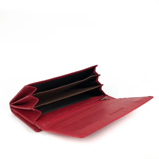 Alternative view of Червен дамски портфейл естествена кожа Taurus 30019RD