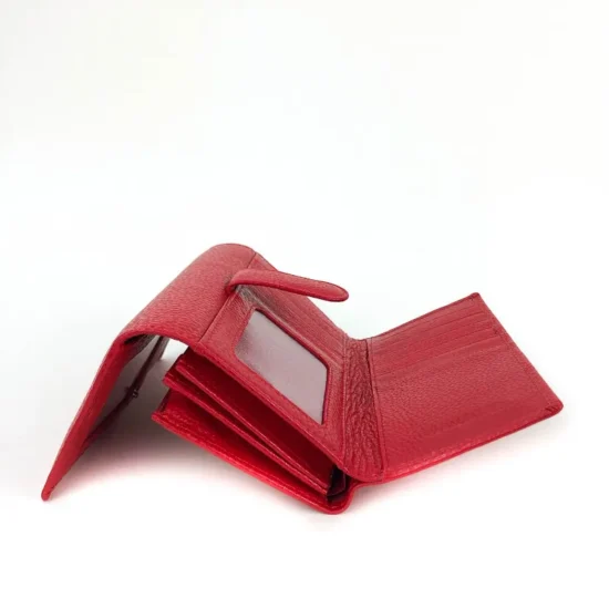 Alternative view of Червен портфейл естествена кожа Antares 30015RD