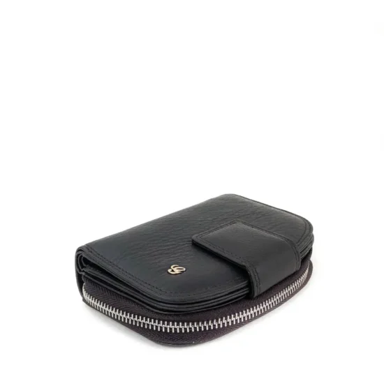 Тъмно кафяво портмоне естествена кожа Polaris 30009DW /