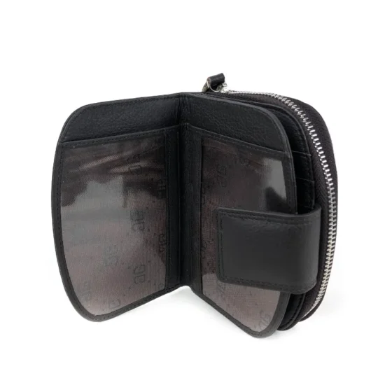 Тъмно кафяво портмоне естествена кожа Polaris 30009DW /