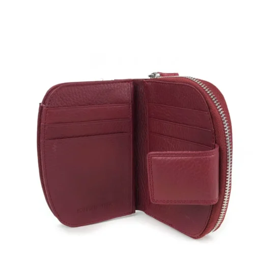 Alternative view of Червено портмоне естествена кожа Polaris 30009RD