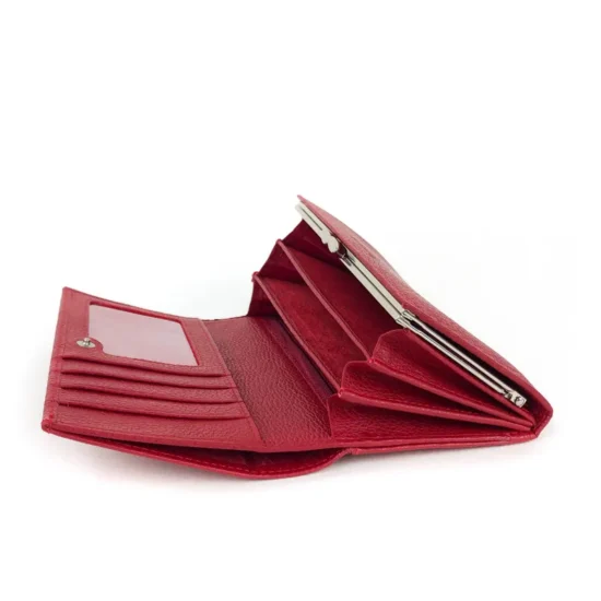 Alternative view of Червен портфейл естествена кожа Cheetah 30002RD