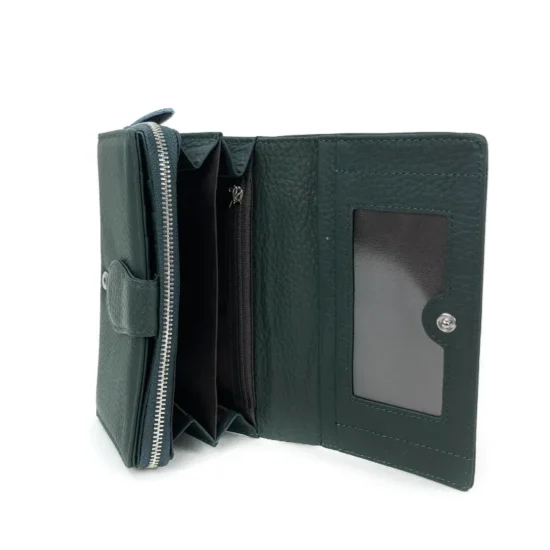 Зелен портфейл естествена кожа Scorpion 30004GR /
