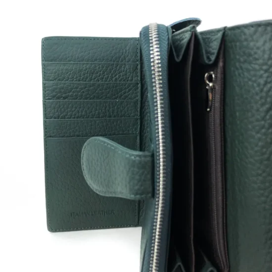 Зелен портфейл естествена кожа Scorpion 30004GR /