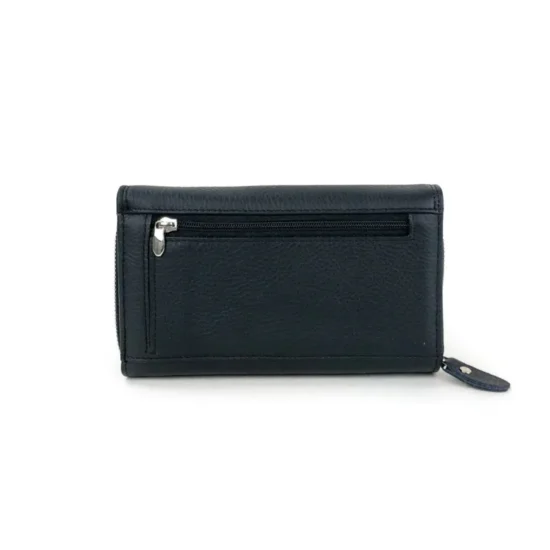 Черен портфейл естествена кожа Scorpion 30004BL /