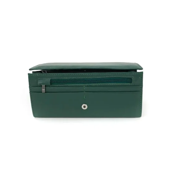 Зелен портфейл естествена кожа Hyena 30006GR /