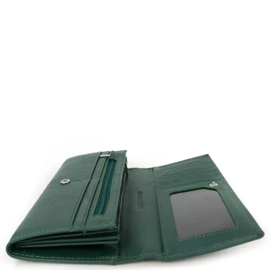 Зелен портфейл естествена кожа Hyena 30006GR /