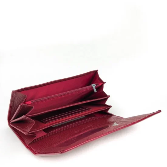 Alternative view of Червен портфейл естествена кожа Cobra 30008RD лак