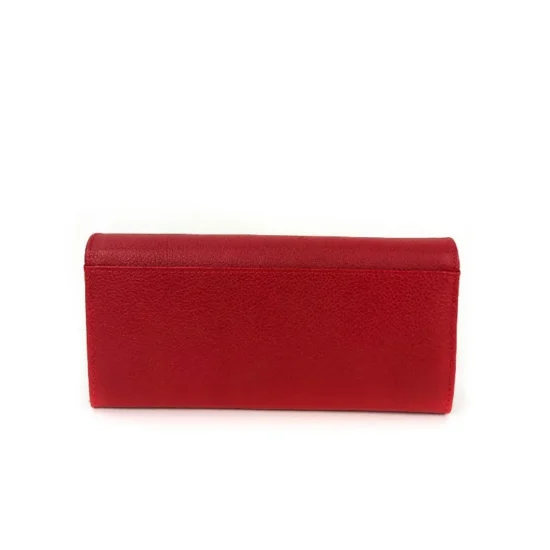 Червен портфейл естествена кожа Hyena 30006RD /