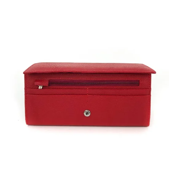 Червен портфейл естествена кожа Hyena 30006RD /