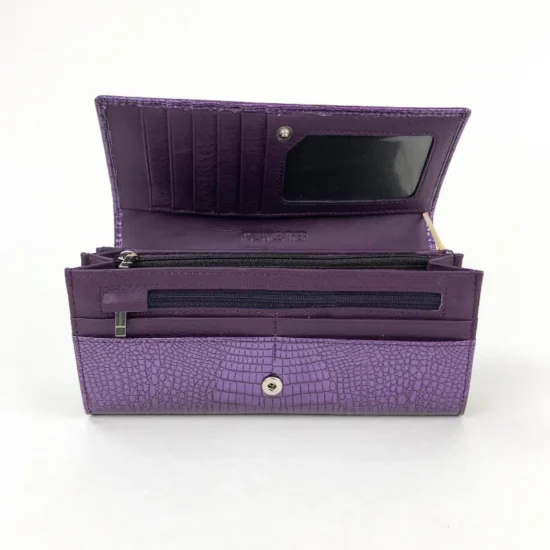 Alternative view of Лилав портфейл естествена кожа Cobra 30008VL лак