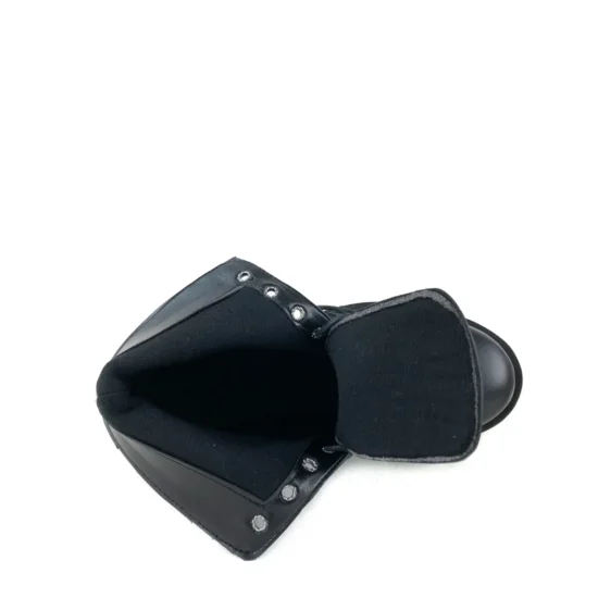 Черни боти с висока подметка Fortaleza 10078BL /