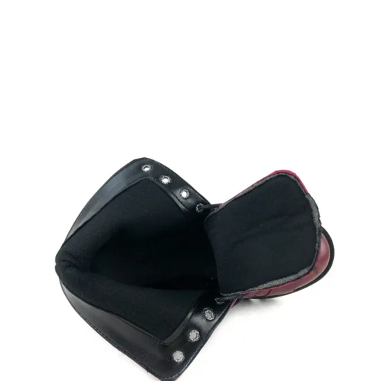 Червени боти с висока подметка Fortaleza 10078RD /