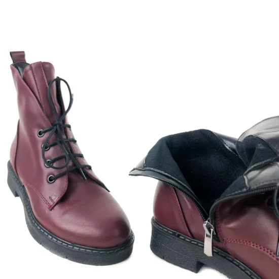 Червени ежедневни боти с ниска подметка Campo 10087RD /