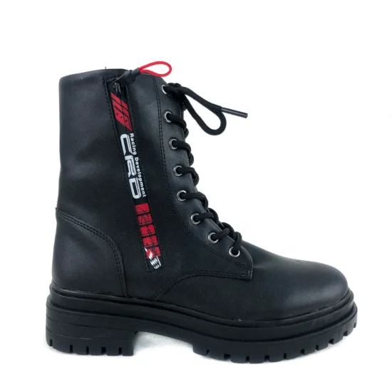 Дамски черни боти с ниска подметка Massaro 10099BL /