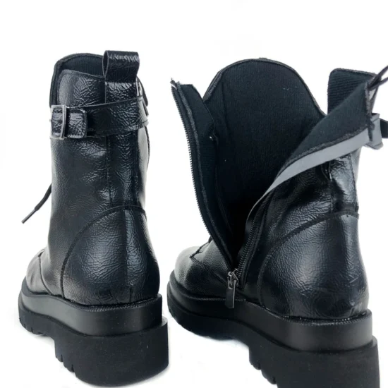 Черни дамски кубинки с декорация Ferraz 10108BL /