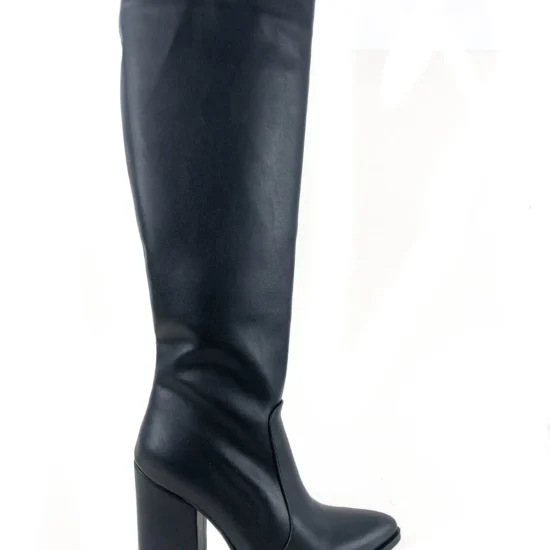 Елегантни ботуши на ток Samara в черен цвят 10105BL /