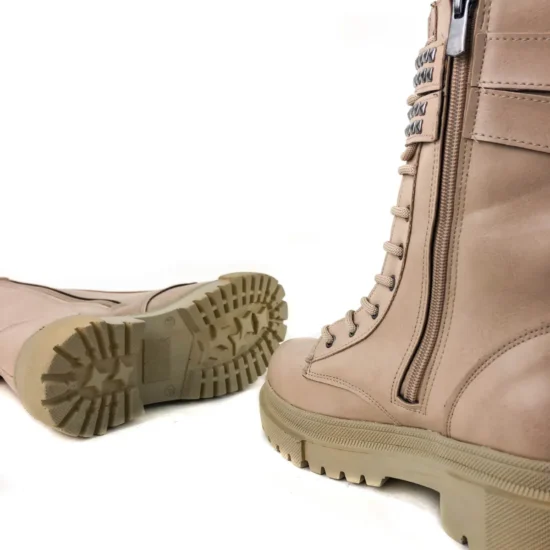 Бежови дамски кубинки с топла подплата Colombo 10101EE /