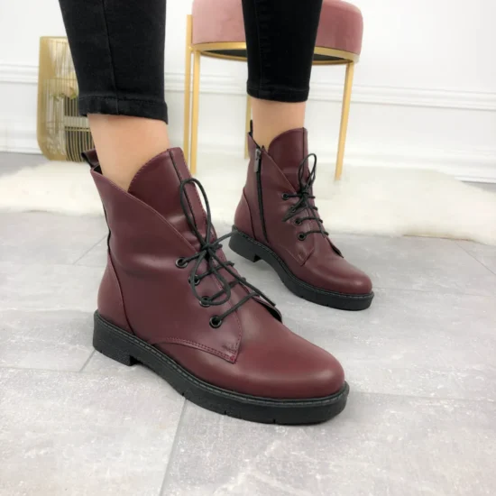 Alternative view of Червени ежедневни боти с ниска подметка Campo 10087RD