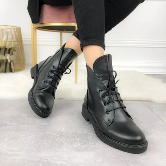 Alternative view of Черни ежедневни боти с ниска подметка Campo 10087BL