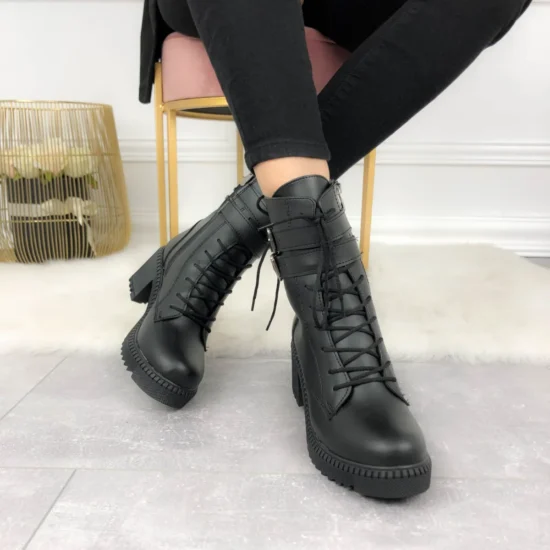 Спортно-елегантни боти с нисък ток Verde 10102BL /