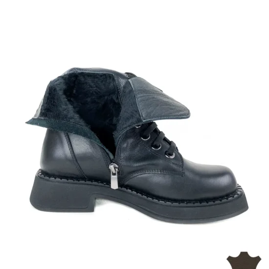 Дамски кубинки естествена кожа Sassari | Exclusive Collection 10118BL /