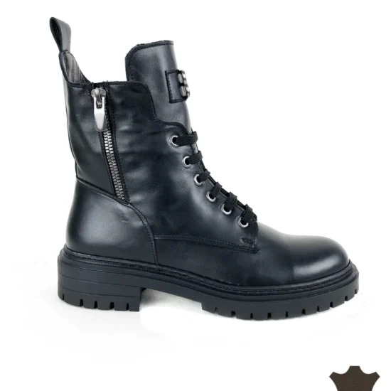 Alternative view of Боти естествена кожа с топла подплата Trento | Exclusive Collection 10120BL