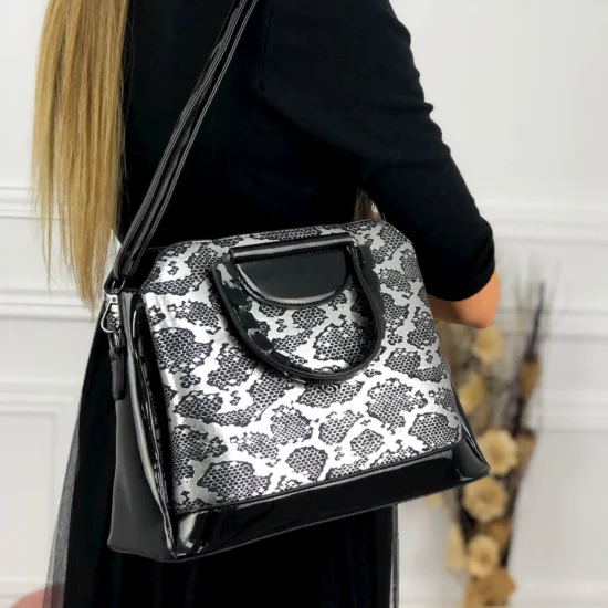 Alternative view of Официална дамска чанта Monvalo в сребрист цвят 20026SI