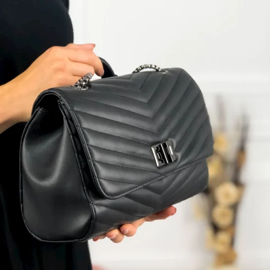 Alternative view of Спортно-елегантна чанта Melana в черен цвят 20027BL