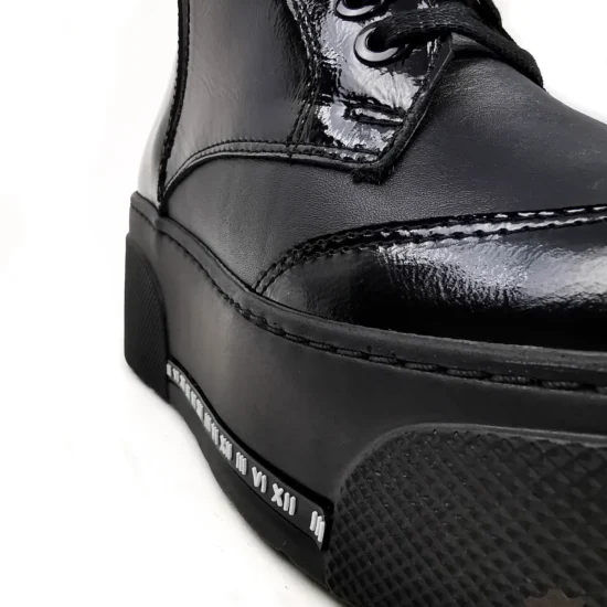 Спортни боти естествена кожа Kharma | Exclusive Collection 10123BL /