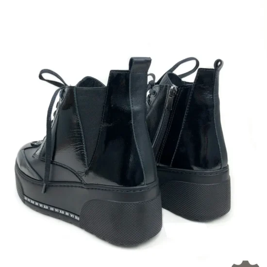 Спортни боти естествена кожа Kharma | Exclusive Collection 10123BL /