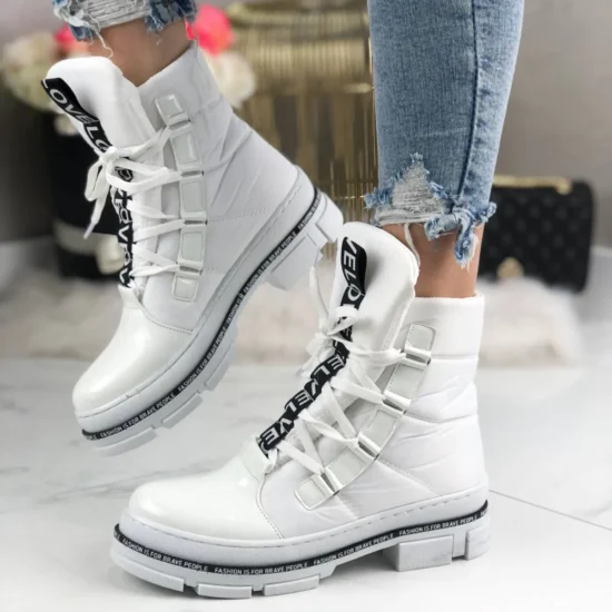 Бели дамски апрески Mira 4810W /