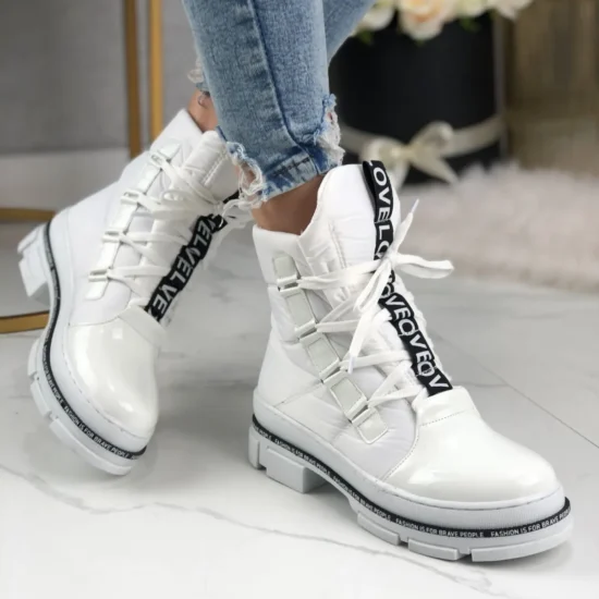 Бели дамски апрески Mira 4810W /