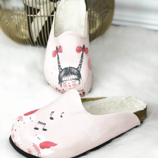 Alternative view of Зимни ортопедични чехли Pipilota с пух 700111